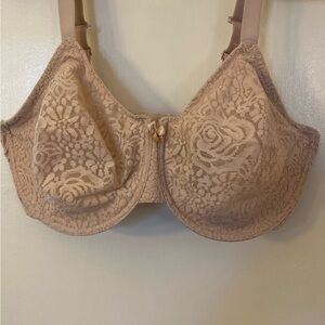 WACOAL • Halo Lace Bra • Underwire • Tan • Size 40DDD • Gently Used • EUC
